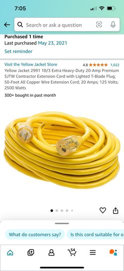 Yellow Jacket 50ft Extension