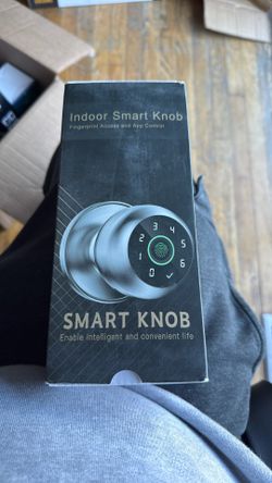 Smart Door Knob With Thumb Print And Code Lock