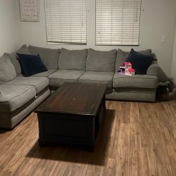 Grey Sectional Broyhill