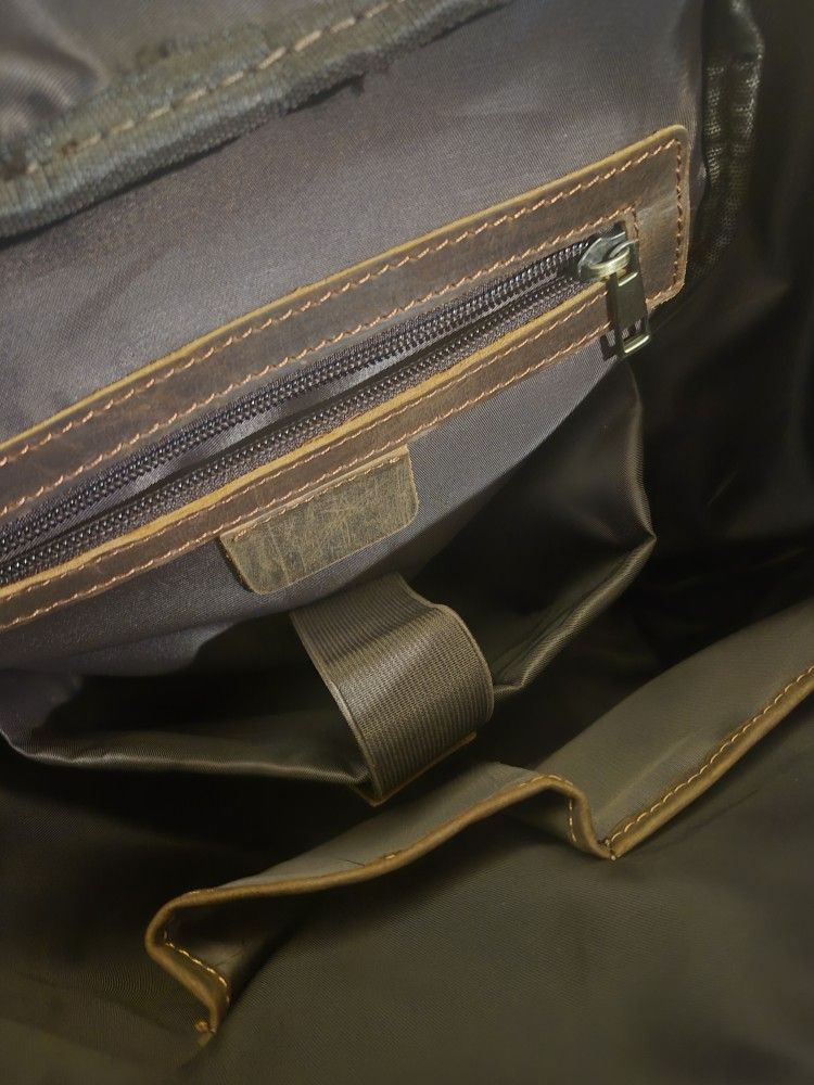 Men Or Women's all Leather Backpack