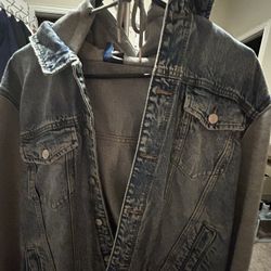 Mens Small Denim Jean Jacket 