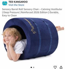 Sensory Barrel Roll Sensory Chair – Calming Vestibular | Deep Pressure | Reinforced 2026 Edition | Durable, Easy to Clean