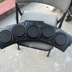 First Act 5-Pad Digital Drum Set (Drums, Adapter, Sticks & Book) - HTF