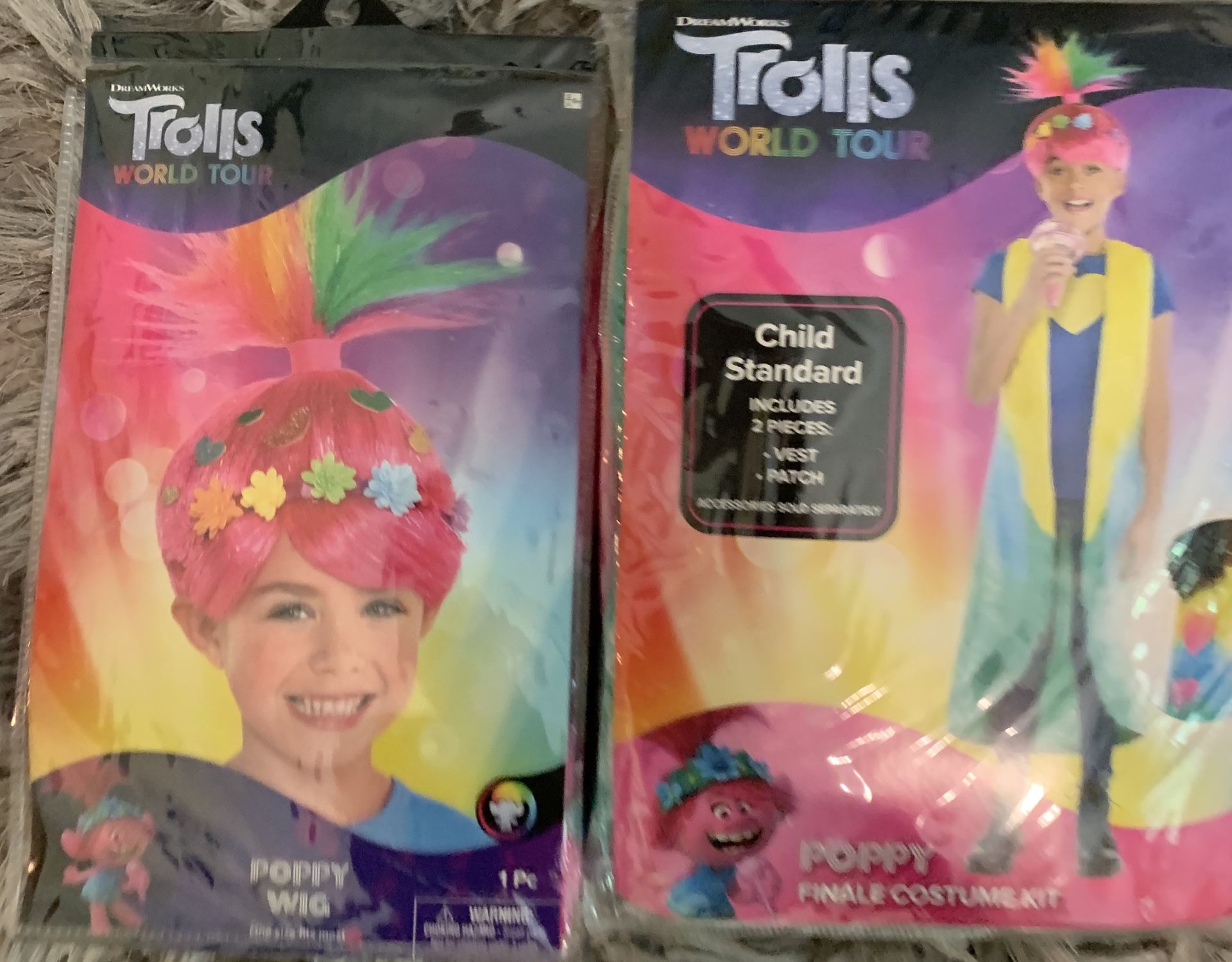 Trolls World Tour- Poppy costume set /standard