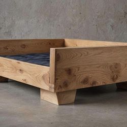 Solid Wood Dog Bed