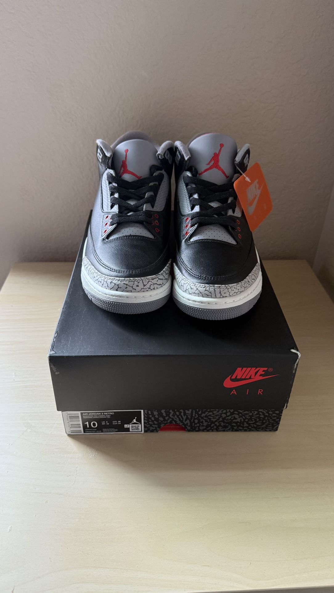 Jordan 3 Retro Black Cements