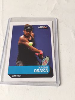 Naomi Osaka Tennis Card