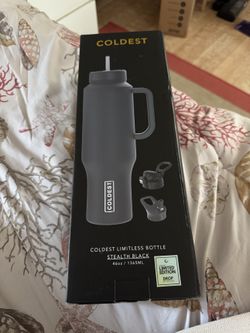 Coldest Limitless Bottle 46oz – Stealth Black, Limited Edition 1st Drop (New)