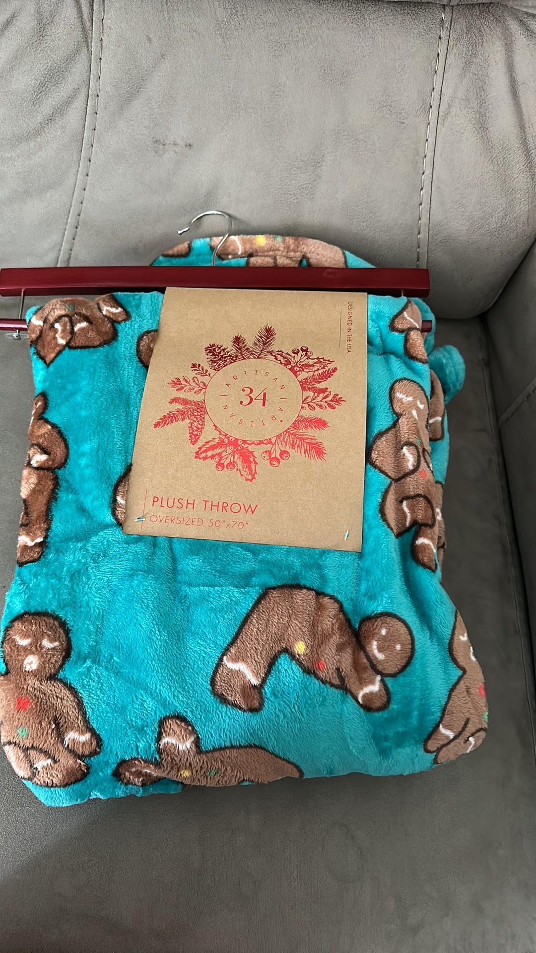 Gingerbread Cookie Blanket