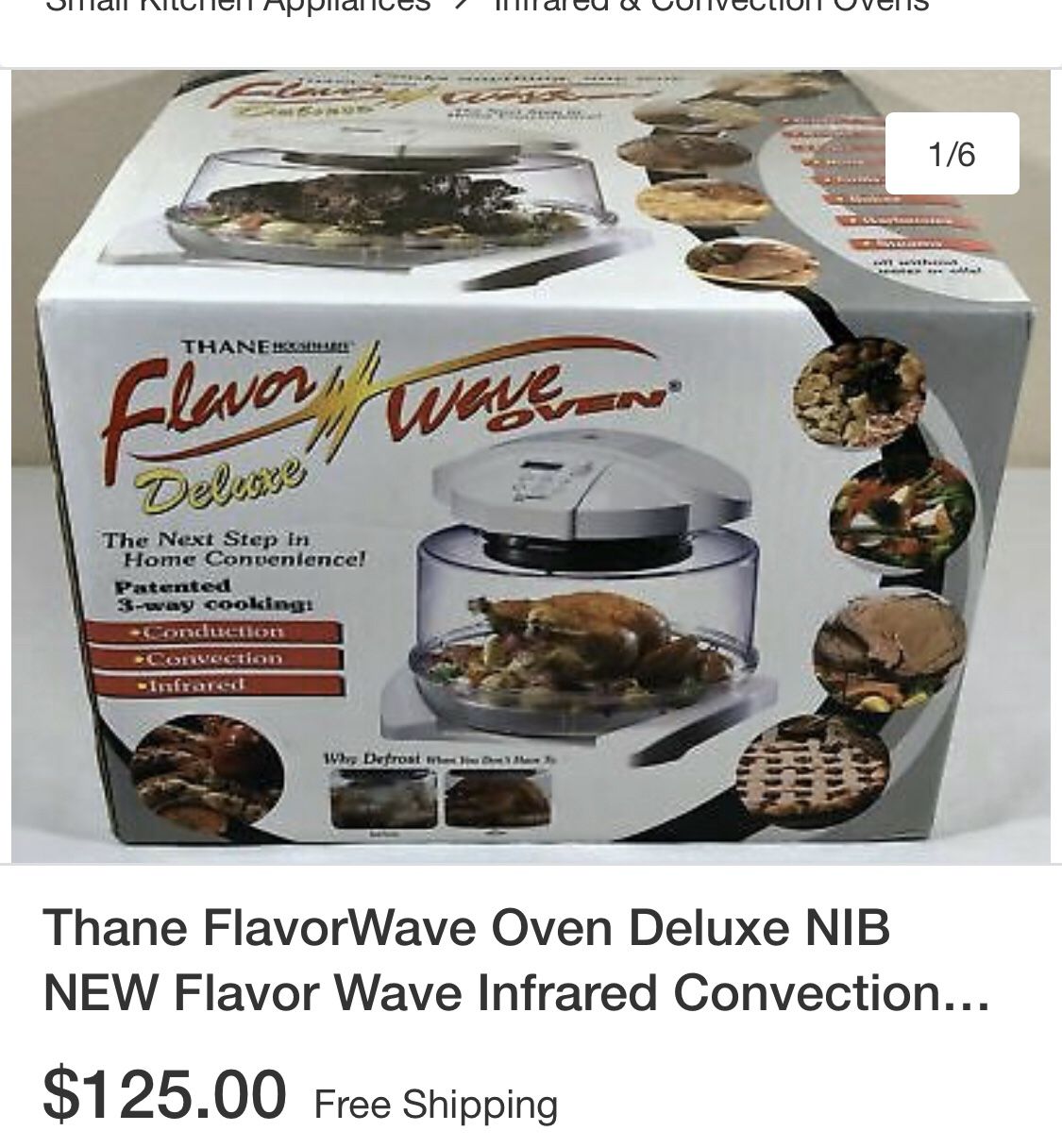 Flavor wave oven (new)- includes recipe book for Sale in Moore, SC ...