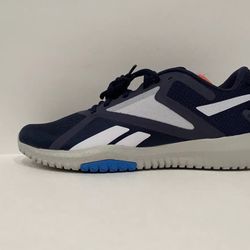 New Reebok Men's Flexagon Force 2.0 Training Shoes Size 8 Navy White Blue