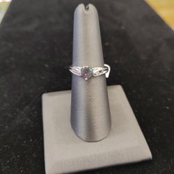 Gold Ring, Missing Stone,Sz 7