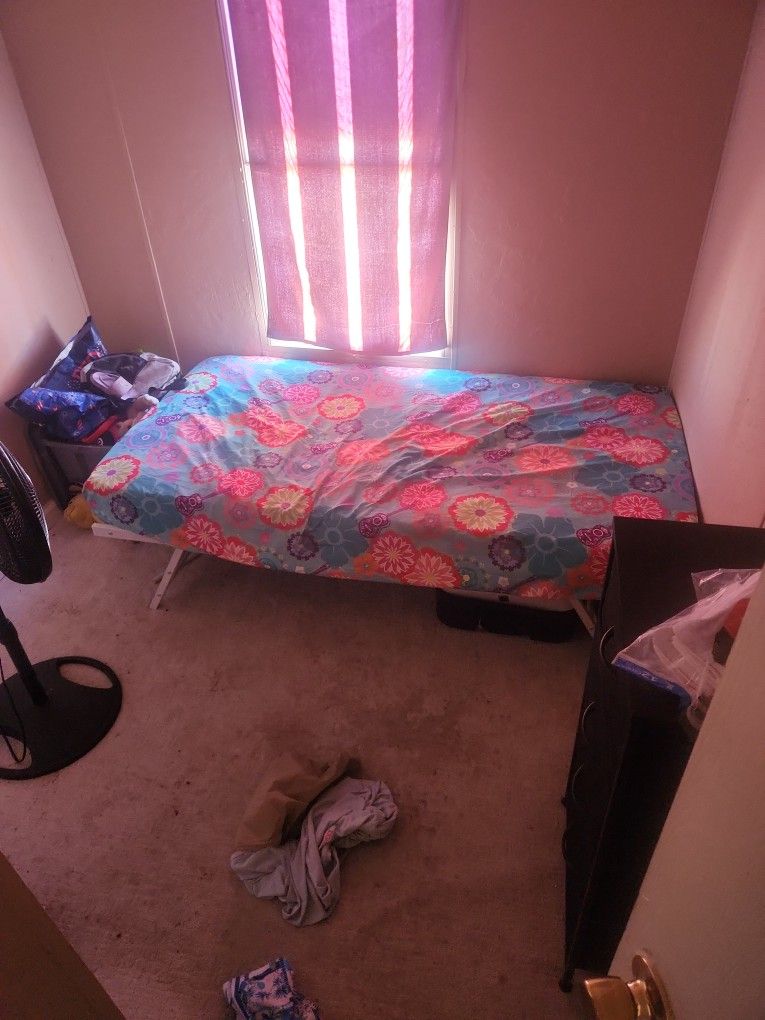 Twin Size Mattress And Bed Frame Included
