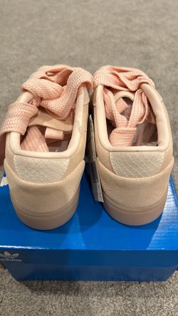 adidas gazelle silver green womens Classic Fat Laces | adidas Campus Light Pink / 120 cm / 47 in / Fat Shoe Laces