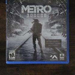 Metro Exodus On Ps4