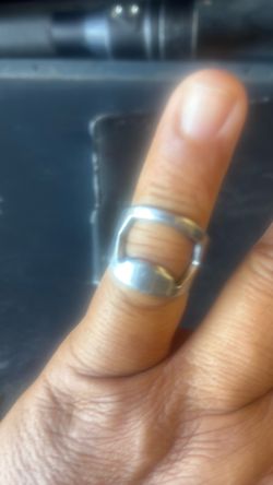Men’s pinky ring silver