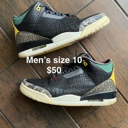 Sz 10 Jordan 3 Retro $50 FIRM NO TRADES