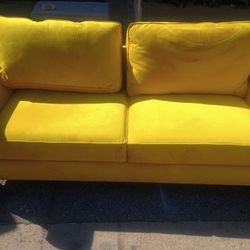 3 seat Yellow Sofa 
