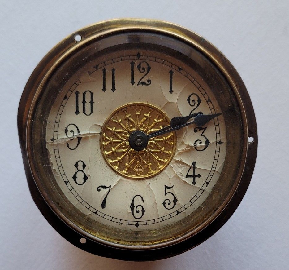 Antique Brass British United Clock Company