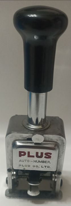 Plus Auto Numbering Machine