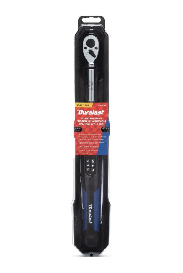 Duralast 3/8in Drive 20-100 ft/lbs Torque Wrench