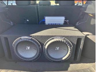 Car audio kicker loaded box