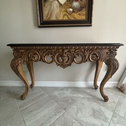 Cabriole Style Console Entry Table
