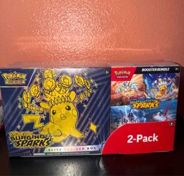 Pokémon Surging Sparks Elite Trainer Box + Booster Bundle