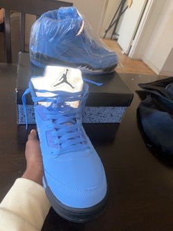 Air Jordan 5 Black university blue SIZE 11