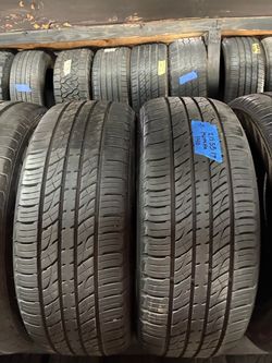 2 Used 215-55-17 Kumho Tires 140$ Installed and Balanced Located at 1305 Preston Ave Pasadena Tx 77503