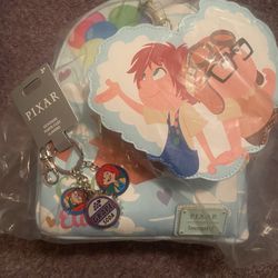 Carl & Ellie Loungefly Backpack W/ Keychain