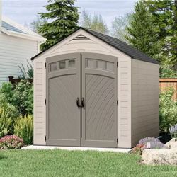 Suncast Vista 10 ft. W x 7 ft. D Plastic Shed