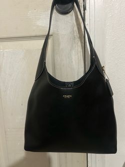Coach Black Leather Shoulder Bag
