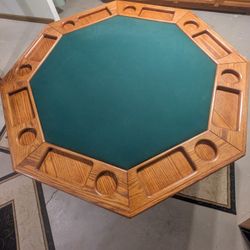Poker Table With or Without Chairs