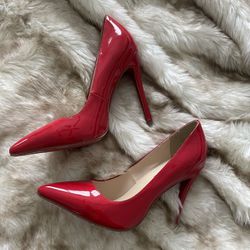 Christian Louboutin So Kate 120 Red Patent Leather Pumps