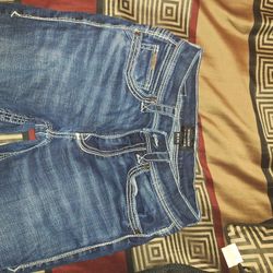 Mens Buckle Black 30x32