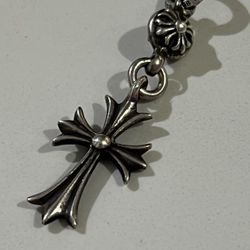 Chrome Hearts Cross With Cross Ball Pendant