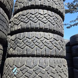 📣 275 65 18 Goodyear Tires Con 80% De Vida Las 4tires 