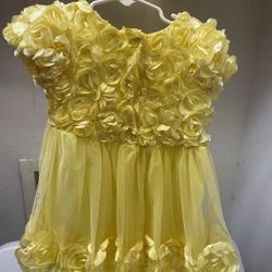 Yellow Rose Dress & Yellow Dress/ Jacket Set