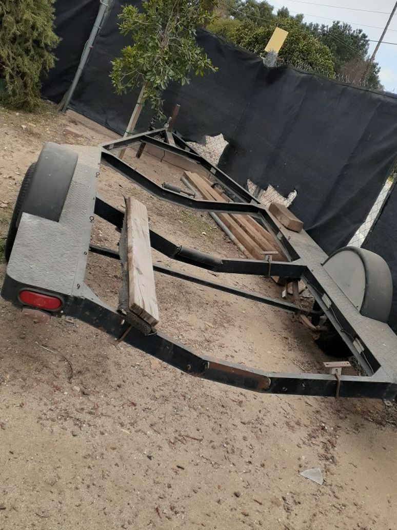 22x8 Boat Trailer. As Is !No Paper Work. Need To Get Rid Of It ASAP $600 OBO