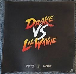 Drake Vs Lil Wayne Capcom Tour Poster - Limited Edition #373/2000