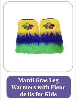 Mardi Gras Leg Warmers