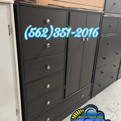 Grey Pacoima Closet Wardrobe Dresser New Cajonera Bonita 