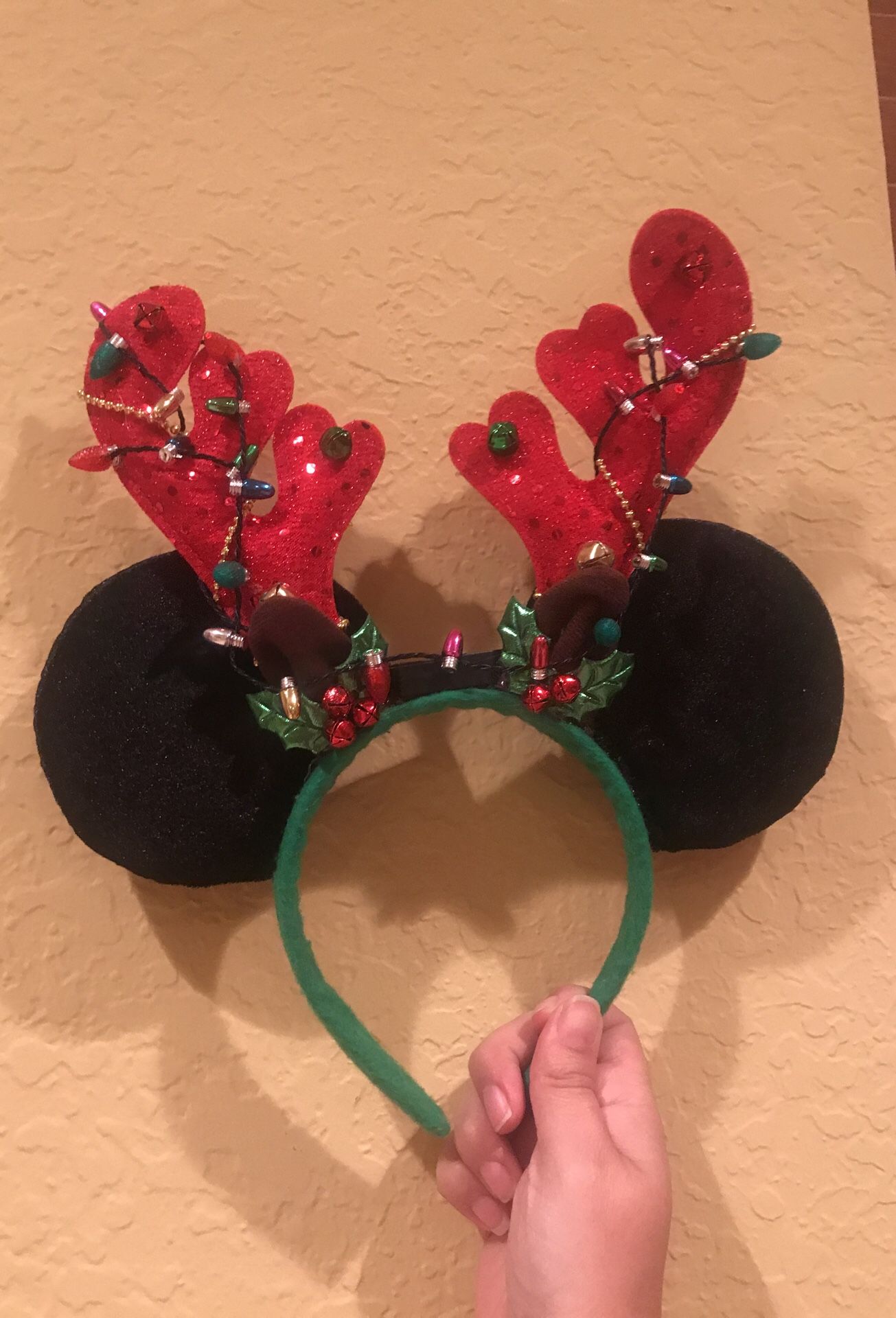 NEW!! Christmas Mickey ears