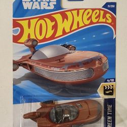 HOT WHEELS. STAR WARS. SCREEN TIME.  X-34 LANDSPEEDER 
