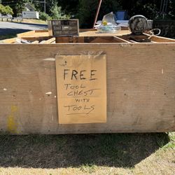 Free Tools And Practically Vintage Handmade Toolbox.