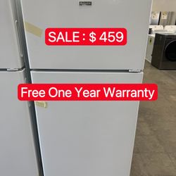 hotpoint 15.6 cu.ft top freezer refrigerator-Free One Year Warranty