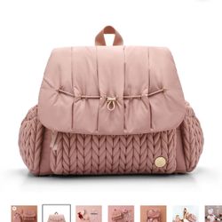 HAPP DIAPER BAG DUSTY ROSE 