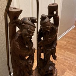 Very Old Carving Statue 