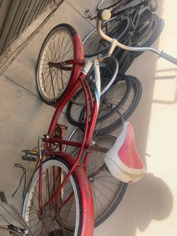 Red Cruiser Bicycle